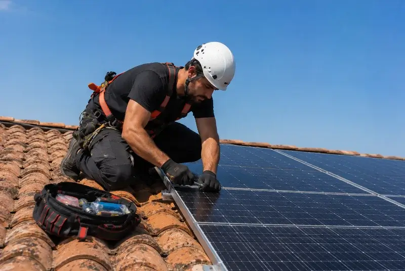 Maintenance et monitoring de panneaux solaires à Royan