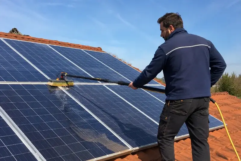 Nettoyage et entretien de panneaux solaires à Royan
